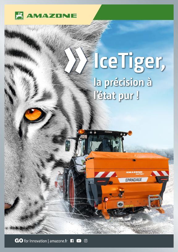 Poster "IceTiger, la précision à l’état pur !", 594 x 841 mm, fr