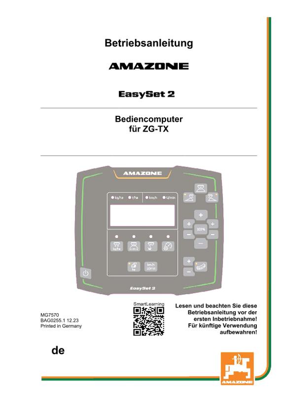 Betriebsanleitung EASYSET 2 ZG-TX