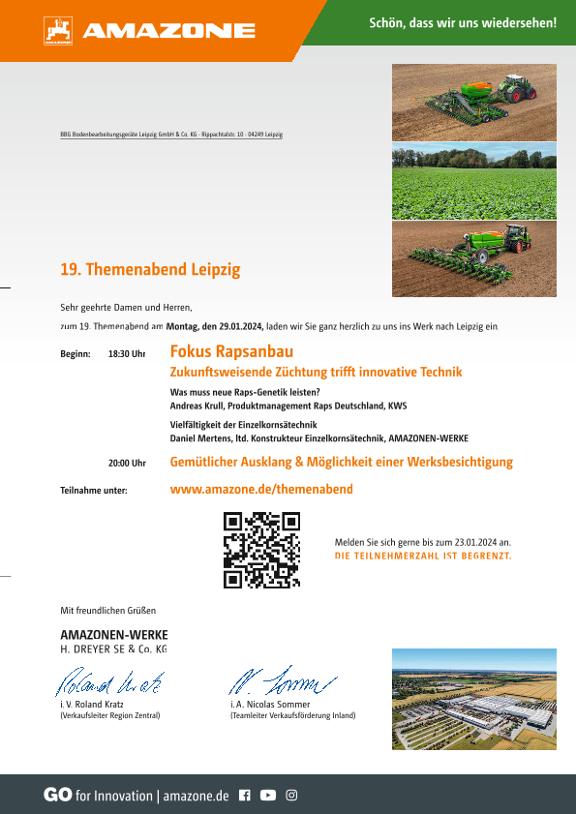 Mailing „19. Themenabend Leipzig“