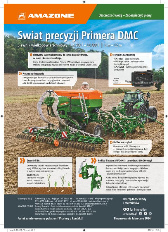 Anzeige „Swiat precyzji Primera DMC“, A4, 4c, pl