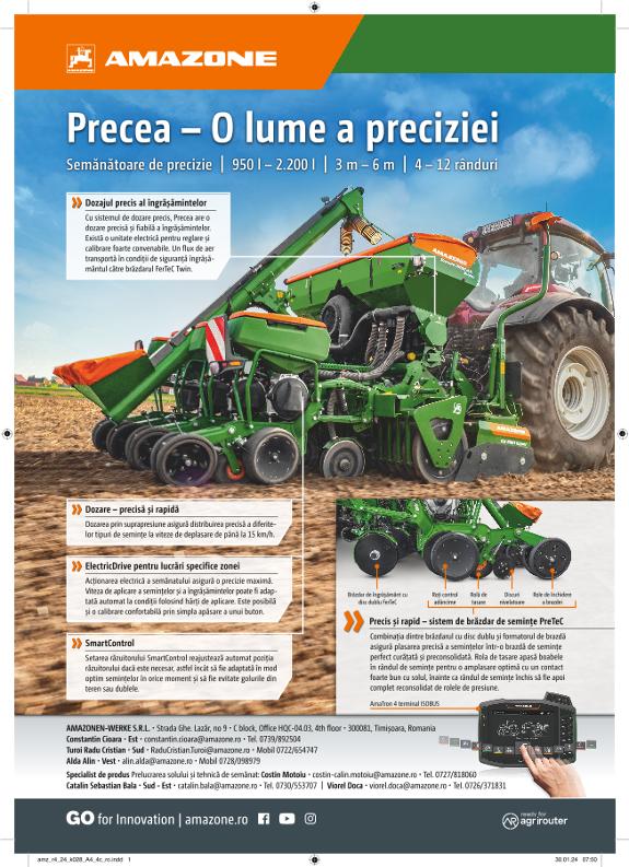 Anzeige „Precea – O lume a preciziei“, A4, 4c, ro