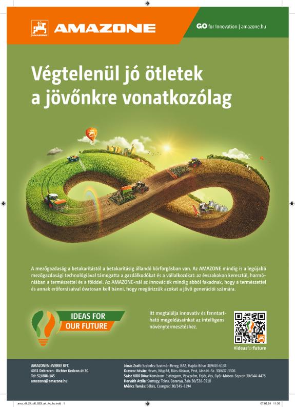 Anzeige „Végtelenül jó ötletek a jövőnkre vonatkozólag“, A4, 4c, hu