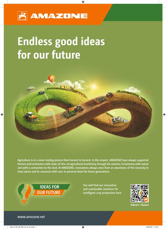 Advertisement „Endless good ideas for our future“, A4, 4c, en