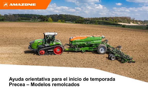 Ayuda orientativa para el inicio de temporada Precea – Modelos remolcados 2024