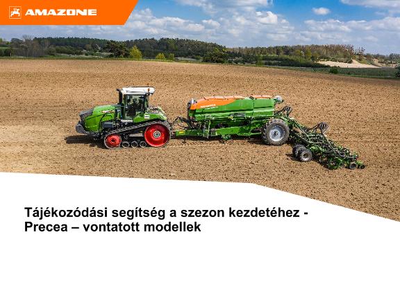 Tájékozódási segítség a szezon kezdetéhez - Precea – vontatott modellek 2024