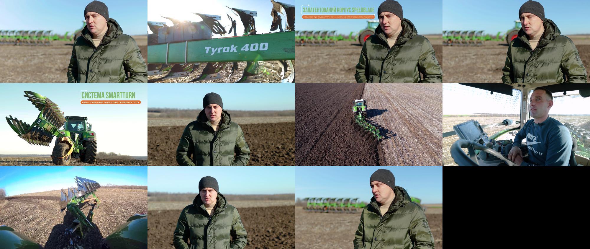 Testimonial Tyrok400 auf ukrainischen Feldern Ukraine