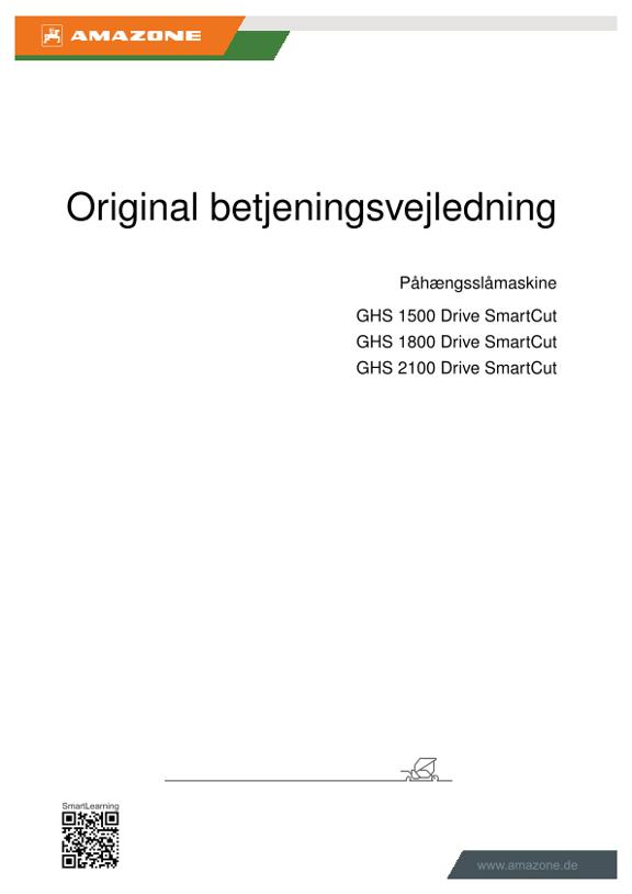 Brugsanvisning GHS Drive SmartCut