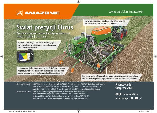 Anzeige „Świat precyzji Cirrus”, 210x145, 4c, pl