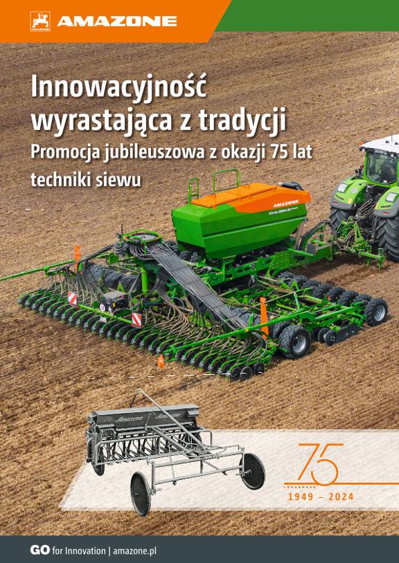 Beileger Innowacyjność wyrastająca z tradycji - 75 lat techniki siewu AMAZONE