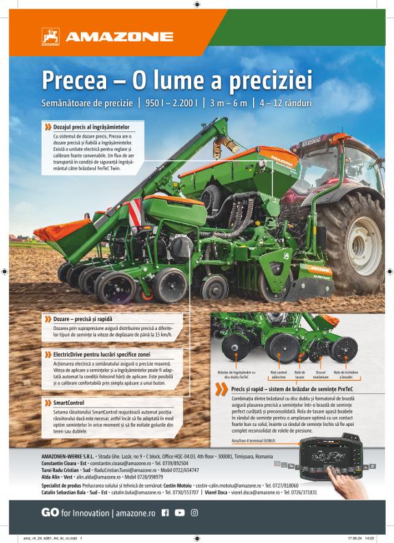 Anzeige „Precea – O lume a preciziei“, A4, 4c, ro