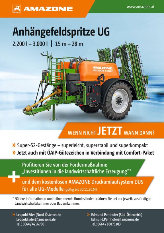 Flyer „Anhängefeldspritze UG“, A4, at