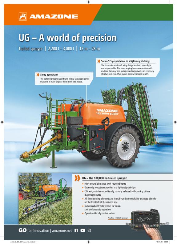 Advertisement „UG – A world of precision“, A4, 4c, en