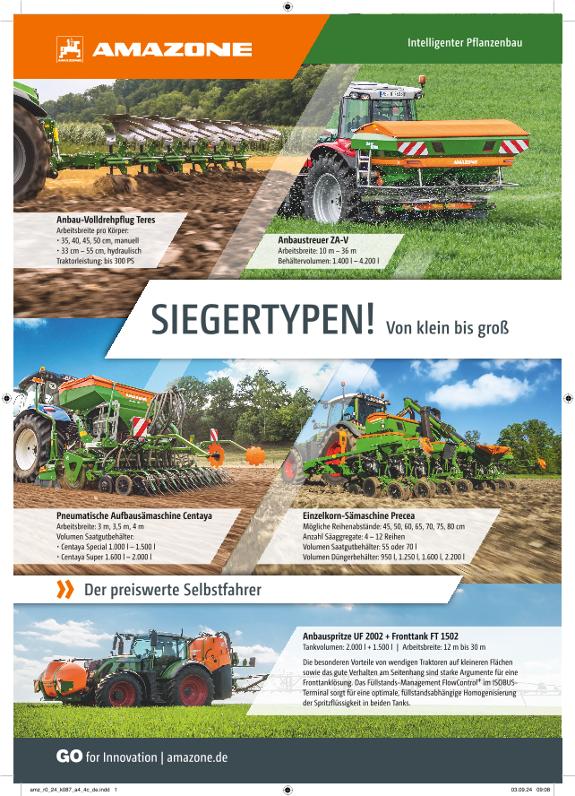 Anzeige "Siegertypen! Von klein bis groß", A4, 4c, de