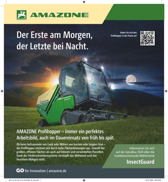 Anzeige „Der Erste am Morgen, der Letzte bei Nacht.“