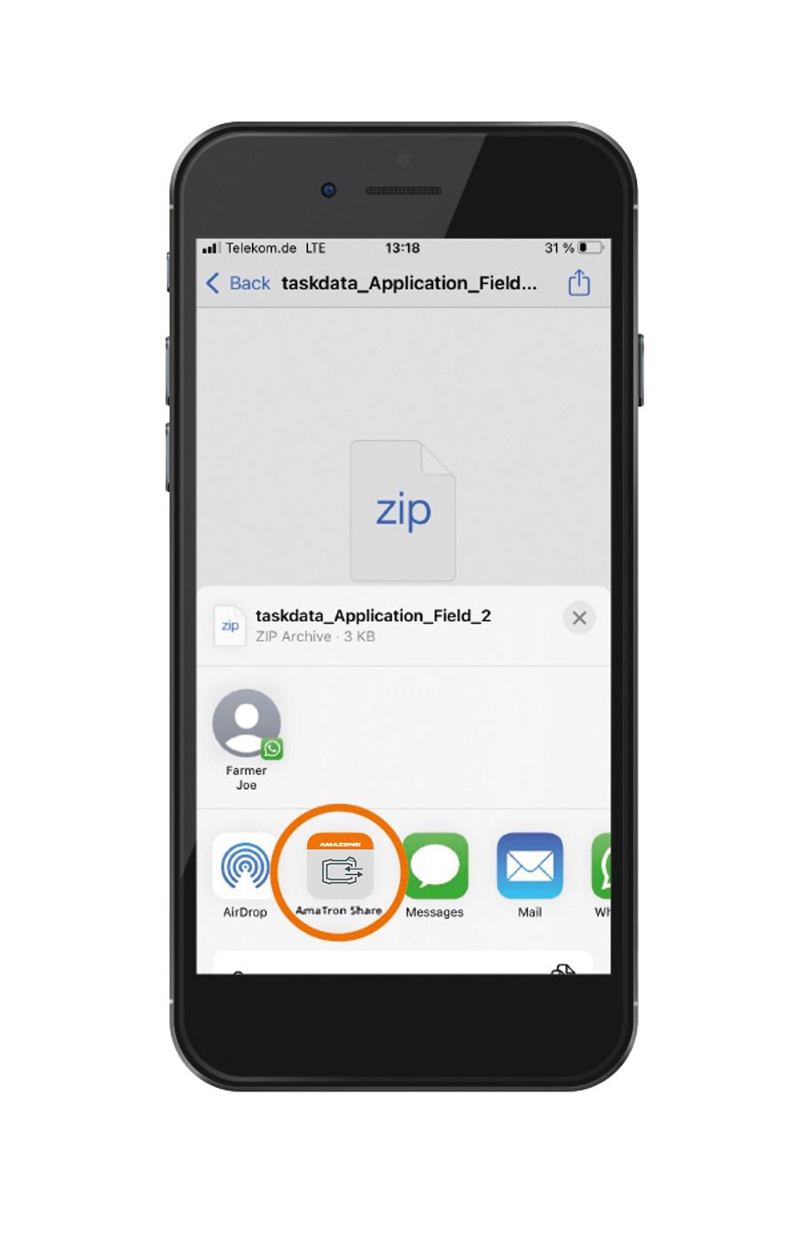 AmaTron Share App iphone Bildschirm 01