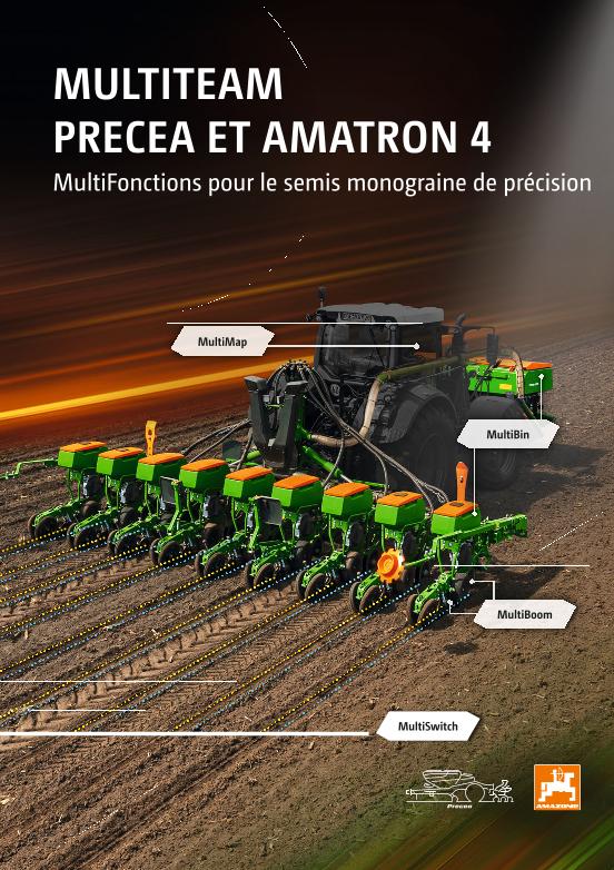 Beileger MULTITEAM PRECEA ET AMATRON 4 – MultiFonctions pour le semis monograine de précision