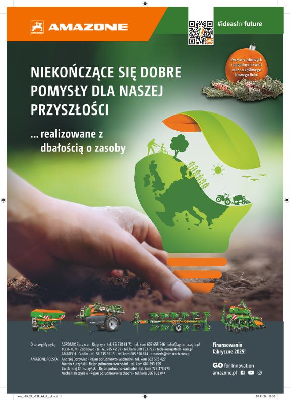 Anzeige „Niekończące się dobre pomysły dla naszej przyszłości“, A4, 4c, pl