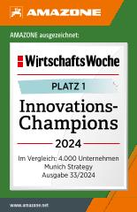 Aufkleber "Innovations-Champions" 55 x 85 mm