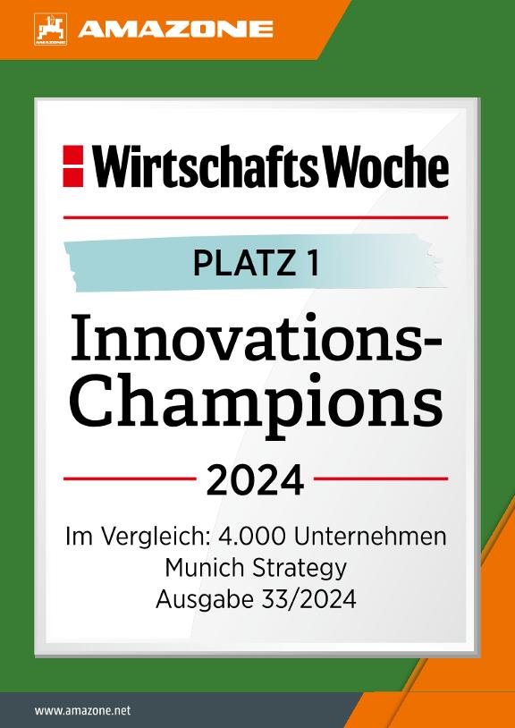 Aufkleber "Innovations-Champions" 265 x 375 mm
