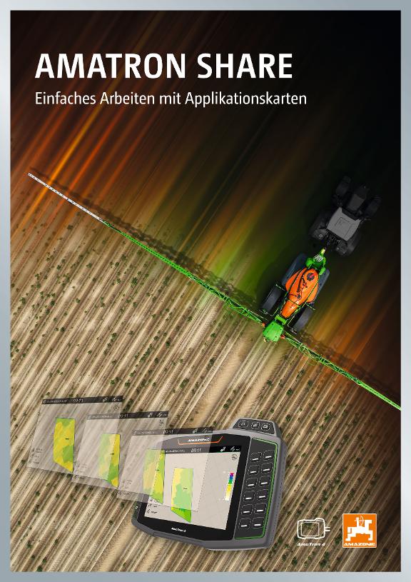 Kundenstopper „AmaTron Share“, 594 x 841 mm