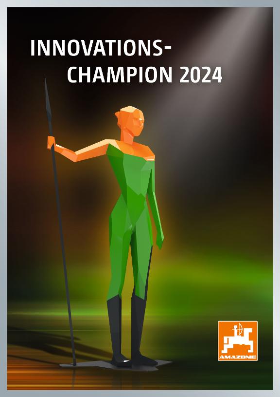 Kundenstopper „Innovations-Champion“, 594 x 841 mm