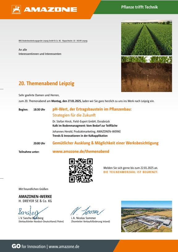 Mailing „20. Themenabend Leipzig“