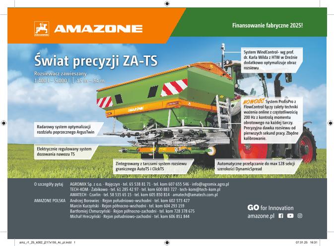Anzeige „Świat precyzji ZA-TS”, 217x155, 4c, pl, Z