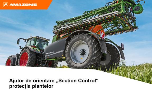 Ghid rapid pentru începutul sezonului Section Control protecţia plantelor