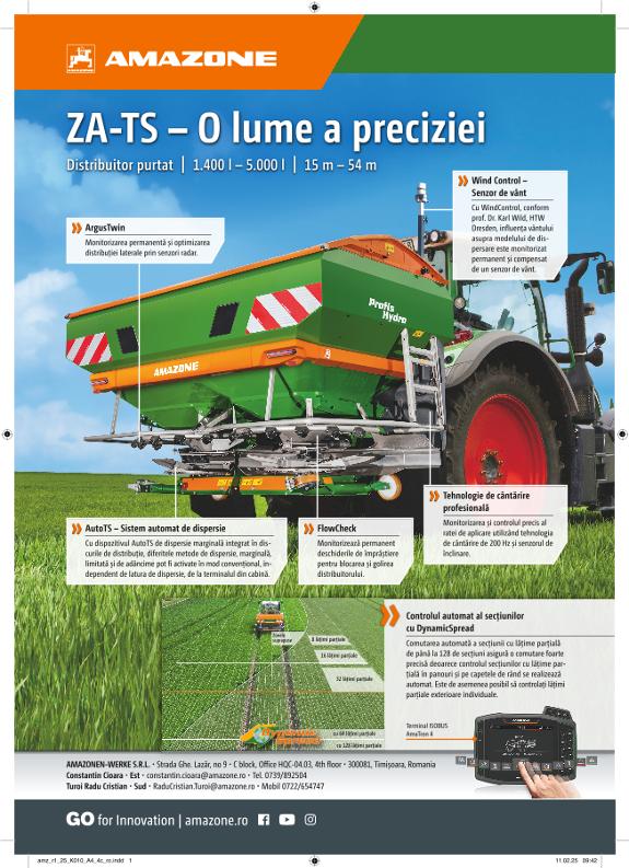 Anzeige „ZA-TS – O lume a preciziei“, A4, 4c, ro
