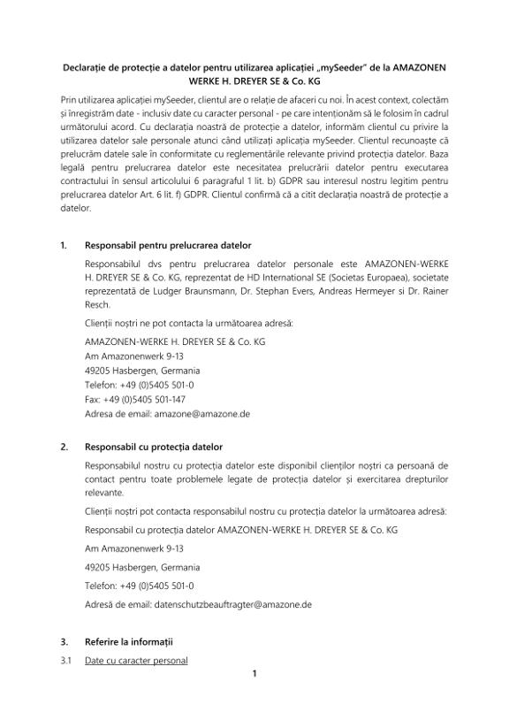Privacy Policy mySeeder APP