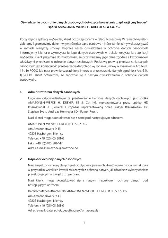 Privacy Policy mySeeder APP
