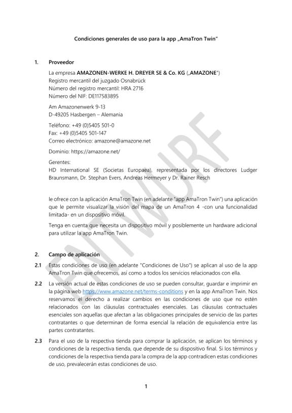 Privacy Policy AmaTron Twin APP