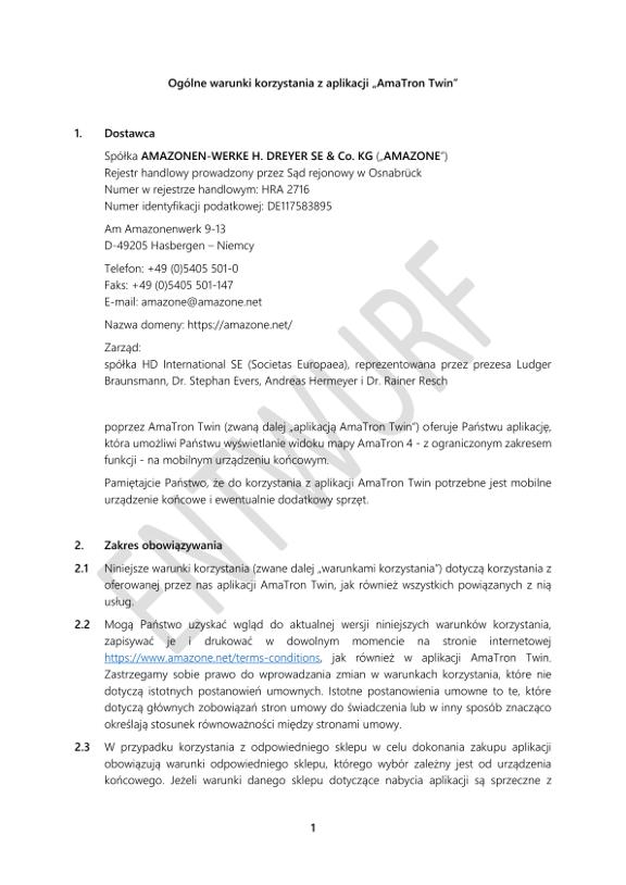 Privacy Policy AmaTron Twin APP