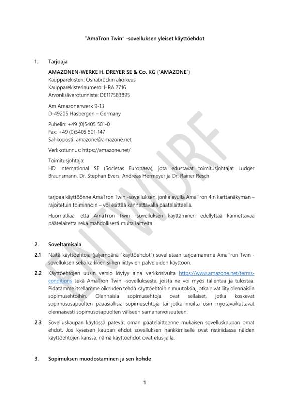 Privacy Policy AmaTron Twin APP