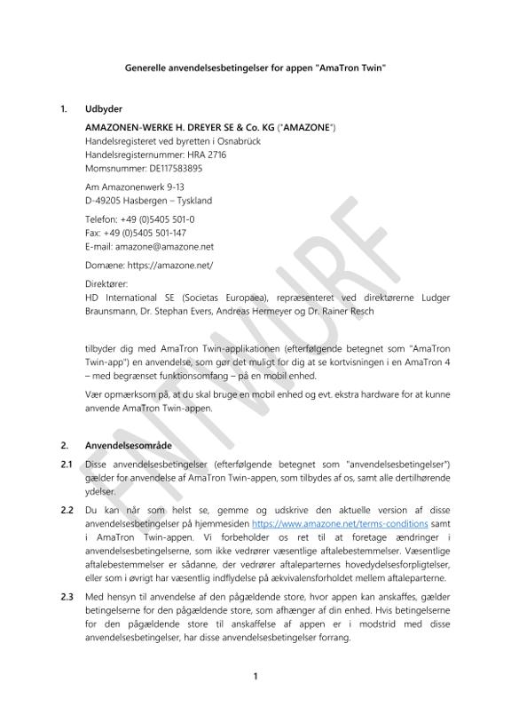 Privacy Policy AmaTron Twin APP