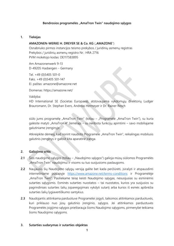 Privacy Policy AmaTron Twin APP