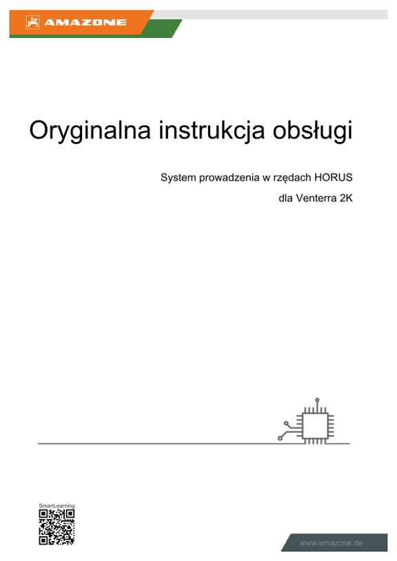 Instrukcja obsługi System prowadzenia w rzędach Horus