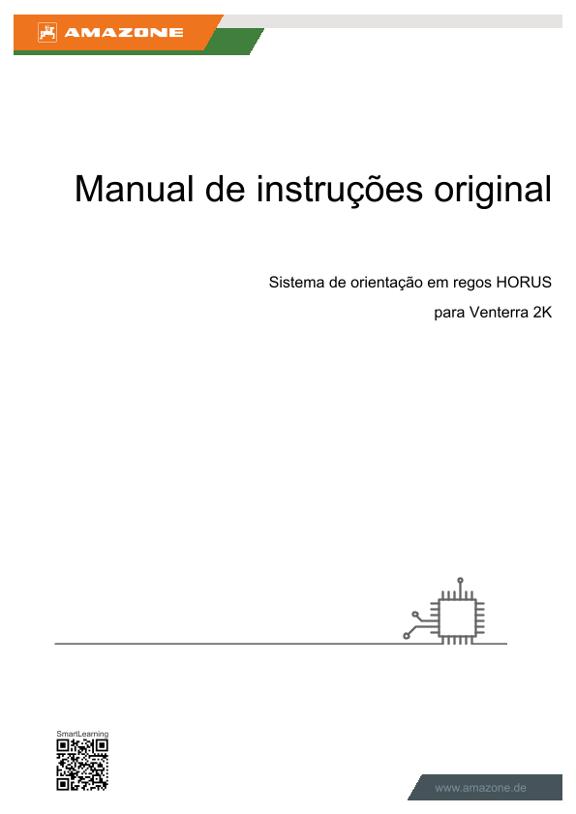 Manual de Instruções Sistema de orientação em regos Horus