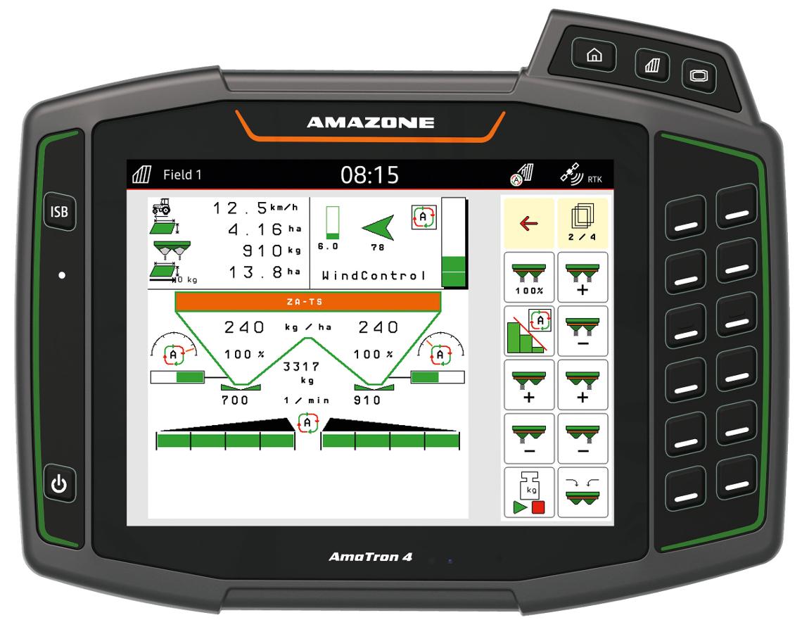 Amatron4 Arbeitsmenue