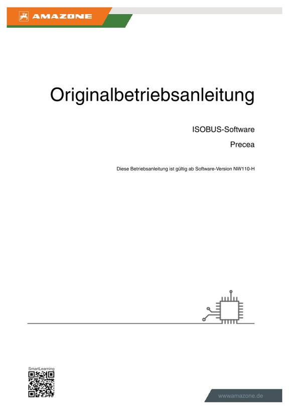 Betriebsanleitung ISOBUS-Software Precea