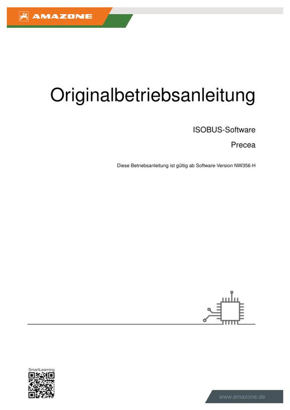 Betriebsanleitung ISOBUS-Software Precea