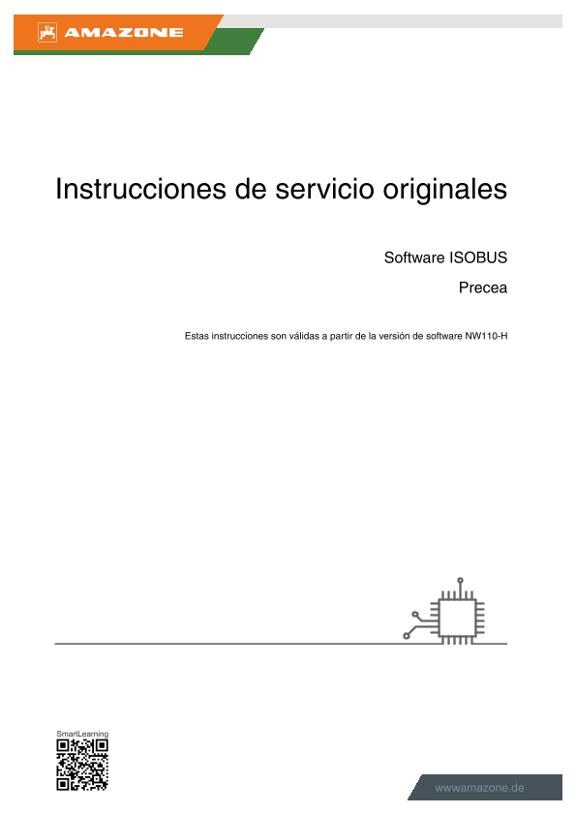 Manual del operador ISOBUS-Software Precea