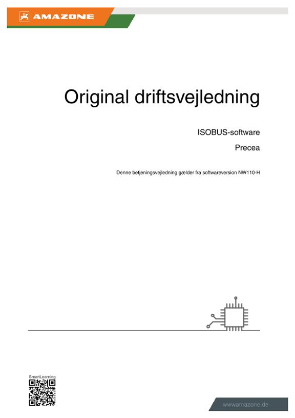 Brugsanvisning ISOBUS-Software Precea