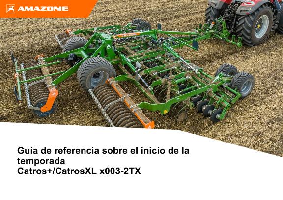Ayuda orientativa para el inicio de temporada Catros+/CatrosXL x003-2TX