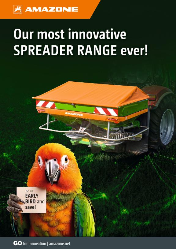 Beileger Early bird campaign spreader range