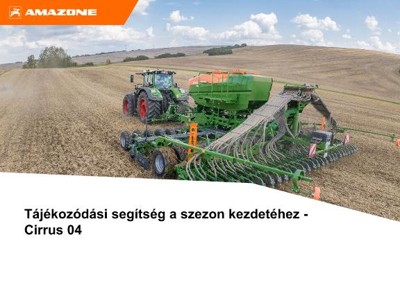 Tájékozódási segítség a szezon kezdetéhez Cirrus 04