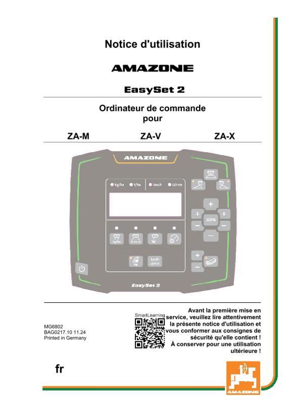 Notice d'utilisation EASYSET 2
