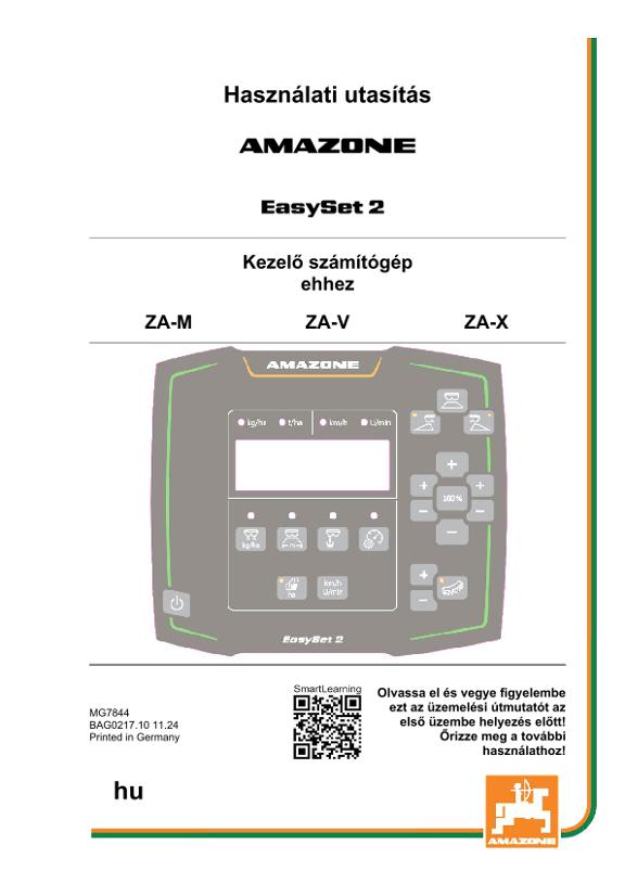 Kezelési útmutató EASYSET 2 