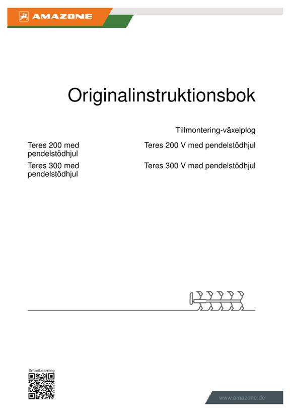 Instruktionsbok Teres 200/300 med pendelstödhjul