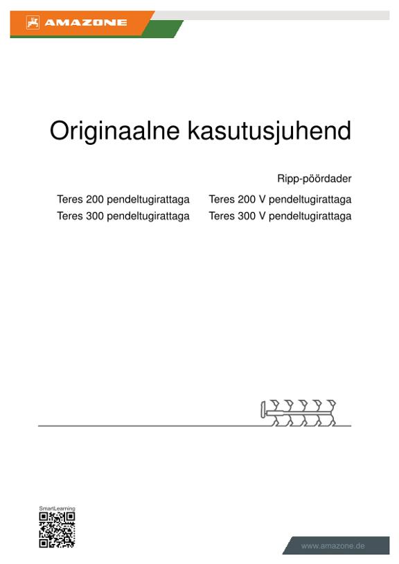Kasutusjuhend Teres 200/300 koos pendeltugirattaga